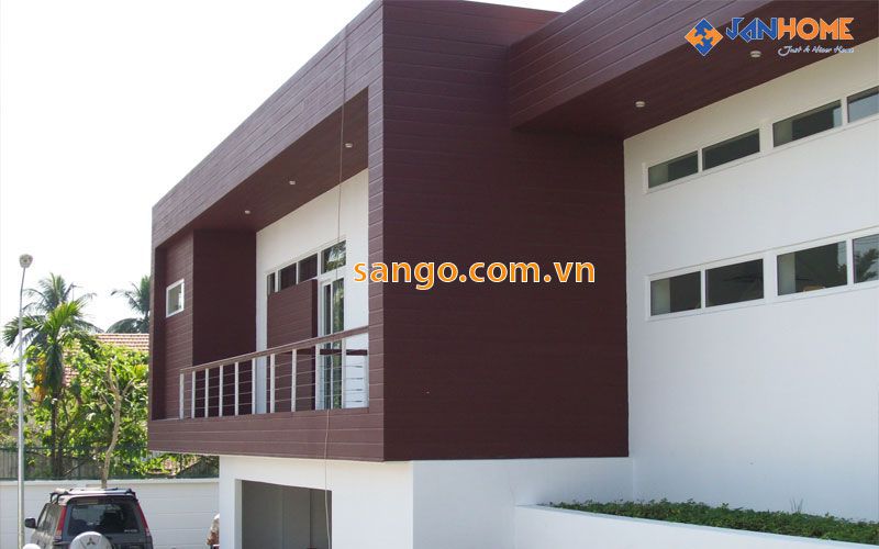 Gỗ ốp tường ngoài trời không bị cong vênh hay bạc màu